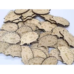 Marque-place hérisson bois gravé personnalisé