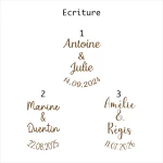 Bouchon de vin personnalisé bois gravé mariage