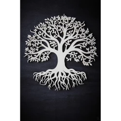 Arbre de vie mural en bois — 20 ou 30 cm